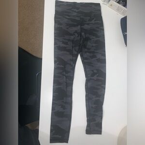 Athleta Black Camo Tights - Women